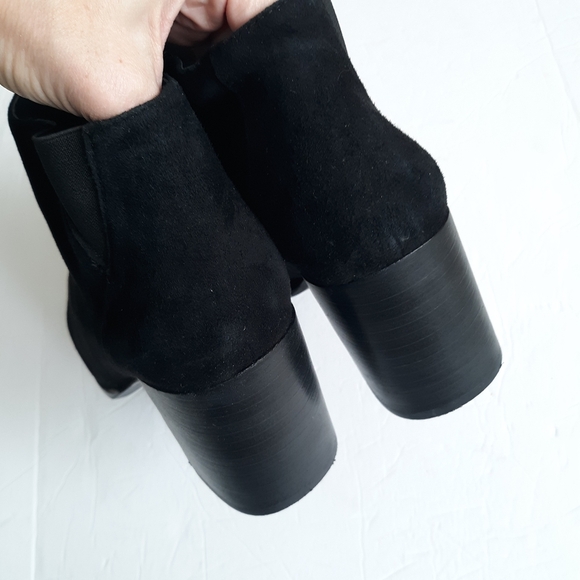 Jeffrey Campbell Ankle Booties Suede Black - Picture 6 of 8